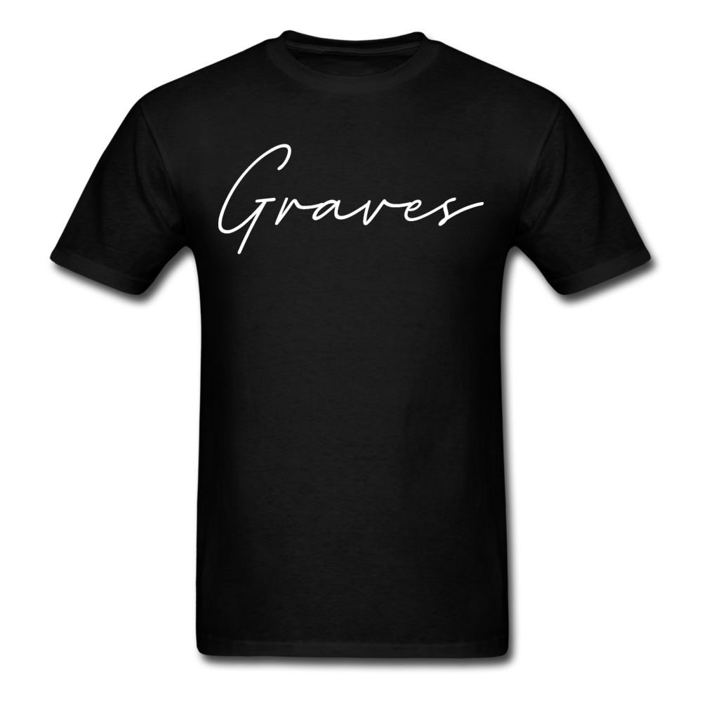 Graves County Cursive T-Shirt - black