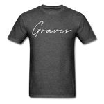 Graves County Cursive T-Shirt - heather black