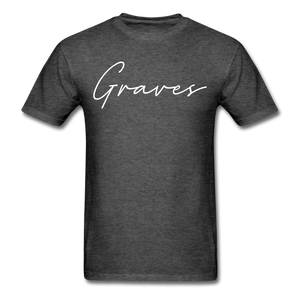 Graves County Cursive T-Shirt - heather black