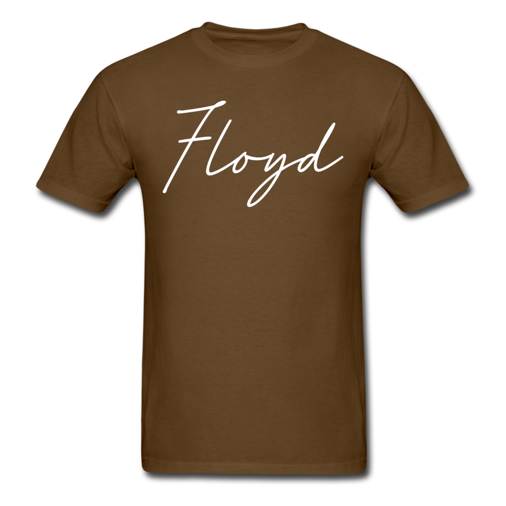 Floyd County Cursive T-Shirt - brown