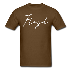 Floyd County Cursive T-Shirt - brown