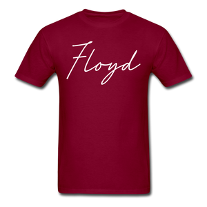 Floyd County Cursive T-Shirt - burgundy