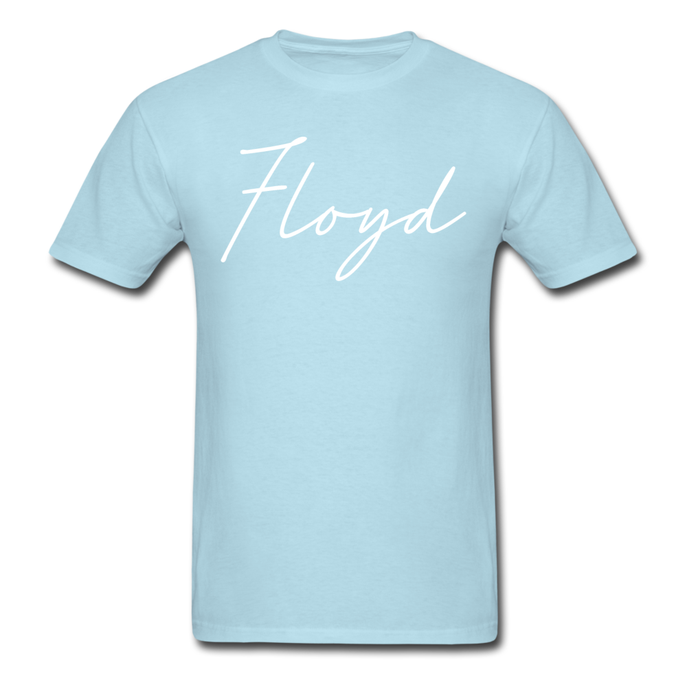 Floyd County Cursive T-Shirt - powder blue