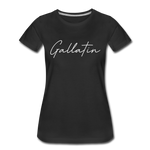 Gallatin County Cursive Women's T-Shirt - black