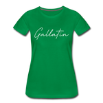 Gallatin County Cursive Women's T-Shirt - kelly green