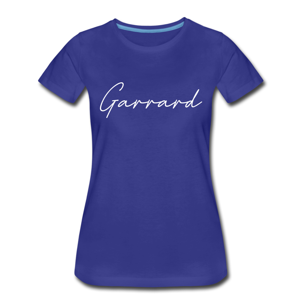 Garrard County Cursive Women's T-Shirt - royal blue