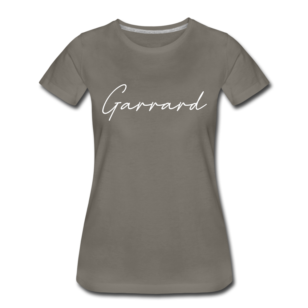 Garrard County Cursive Women's T-Shirt - asphalt gray