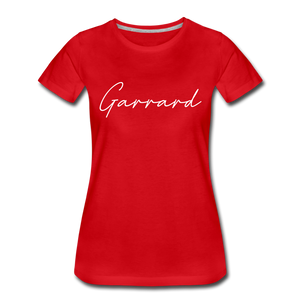 Garrard County Cursive Women's T-Shirt - red