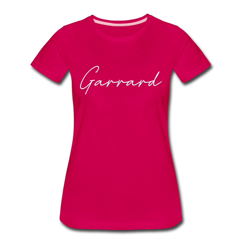 Garrard County Cursive Women's T-Shirt - dark pink