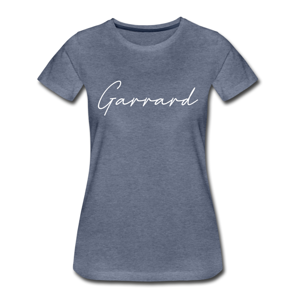 Garrard County Cursive Women's T-Shirt - heather blue