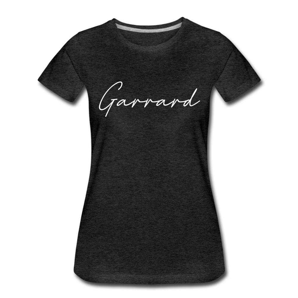 Garrard County Cursive Women's T-Shirt - charcoal gray