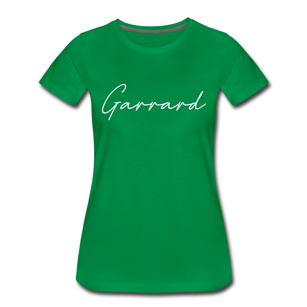 Garrard County Cursive Women's T-Shirt - kelly green