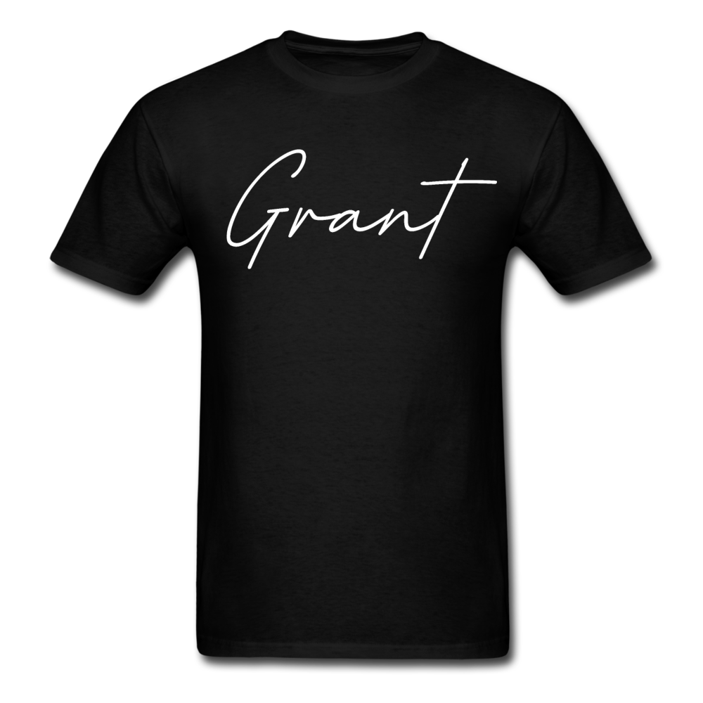 Grant County Cursive T-Shirt - black