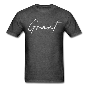 Grant County Cursive T-Shirt - heather black