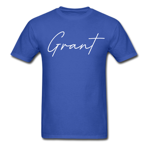 Grant County Cursive T-Shirt - royal blue