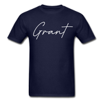 Grant County Cursive T-Shirt - navy