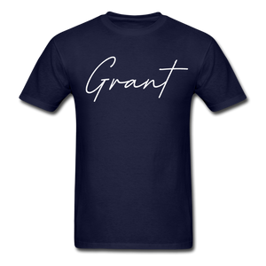 Grant County Cursive T-Shirt - navy