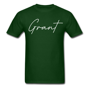 Grant County Cursive T-Shirt - forest green