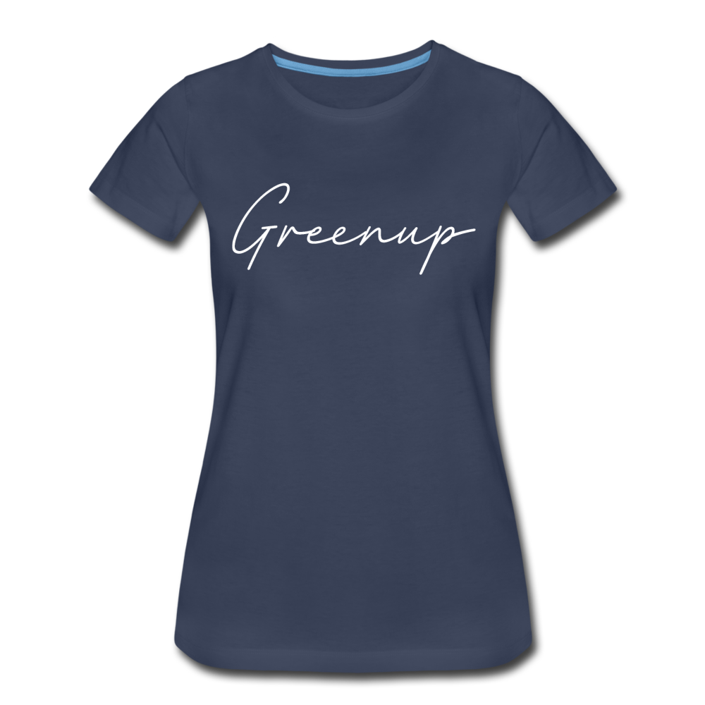 Greenup County Cursive Women's T-Shirt - navy