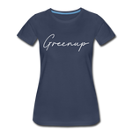 Greenup County Cursive Women's T-Shirt - navy