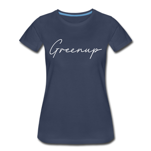 Greenup County Cursive Women's T-Shirt - navy