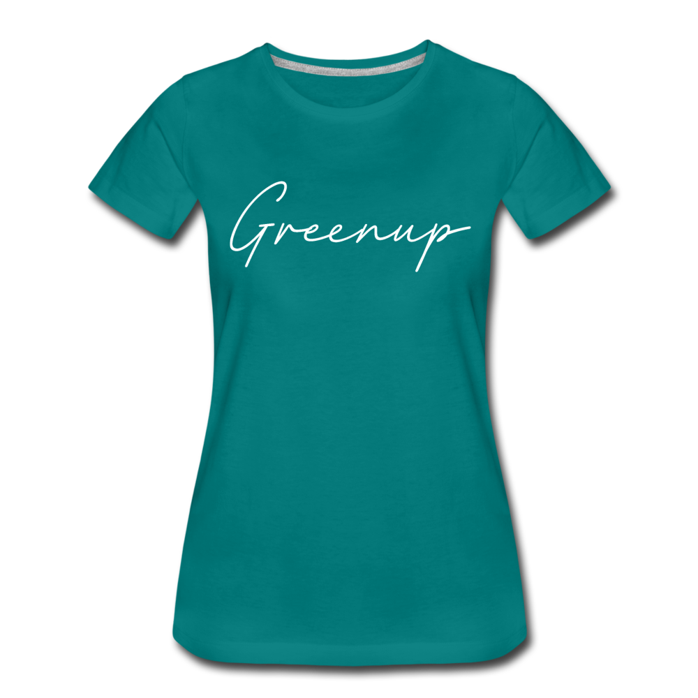 Greenup County Cursive Women's T-Shirt - teal