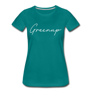 Greenup County Cursive Women's T-Shirt - teal