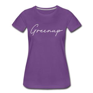 Greenup County Cursive Women's T-Shirt - purple