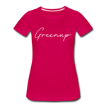 Greenup County Cursive Women's T-Shirt - dark pink