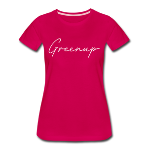 Greenup County Cursive Women's T-Shirt - dark pink