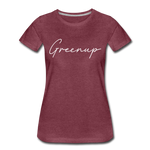 Greenup County Cursive Women's T-Shirt - heather burgundy