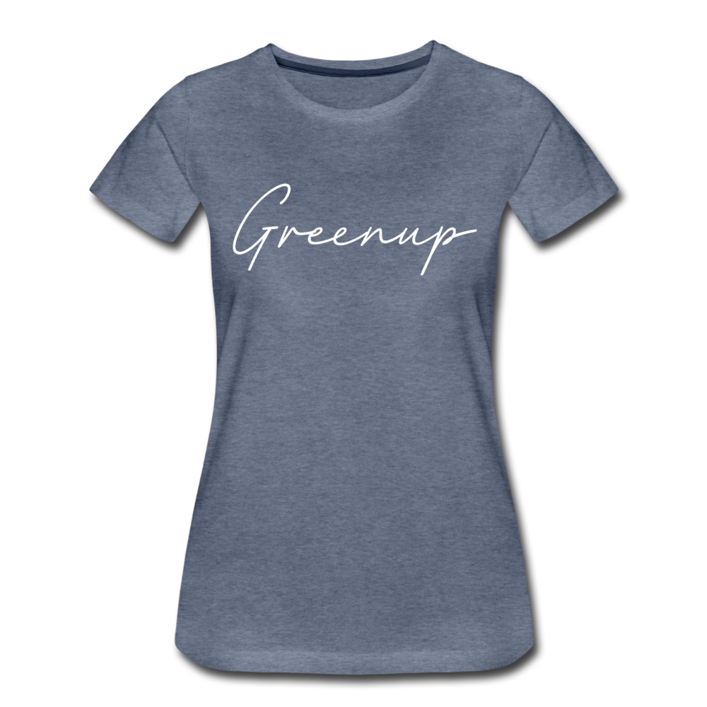 Greenup County Cursive Women's T-Shirt - heather blue