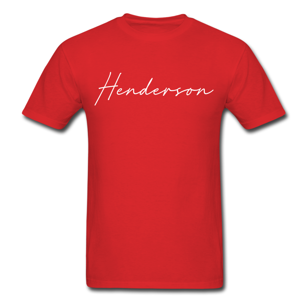 Hart County Cursive T-Shirt - red