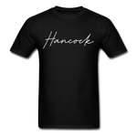 Hancock County Cursive T-Shirt - black