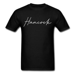 Hancock County Cursive T-Shirt - black