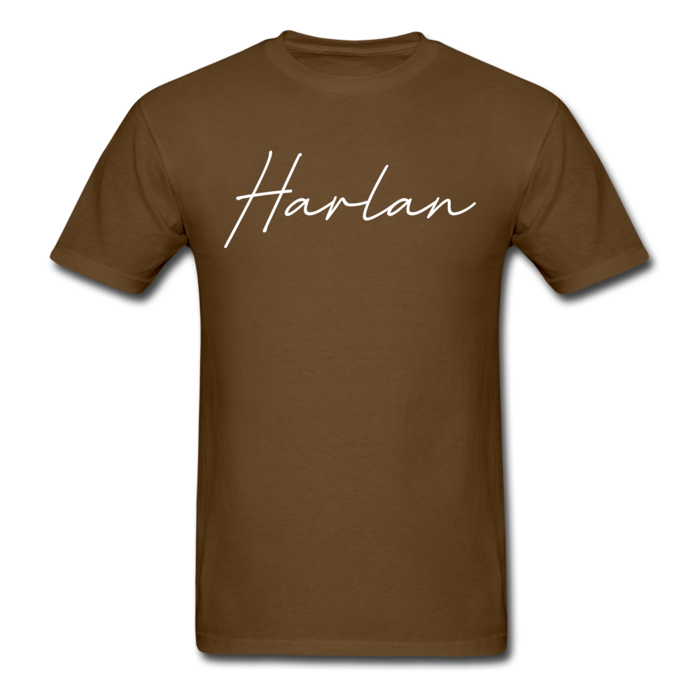 Harlan County Cursive T-Shirt - brown