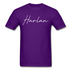 Harlan County Cursive T-Shirt - purple