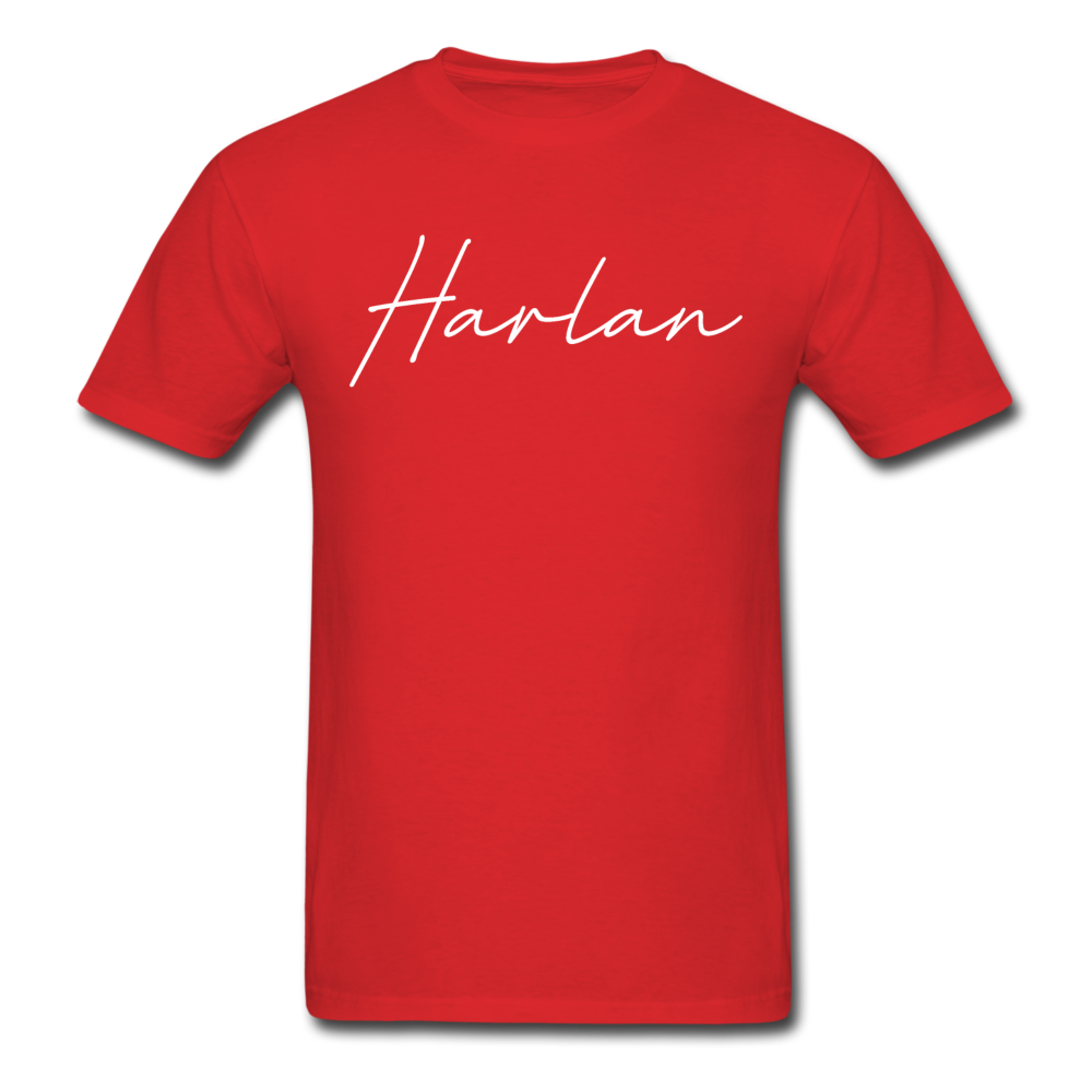 Harlan County Cursive T-Shirt - red