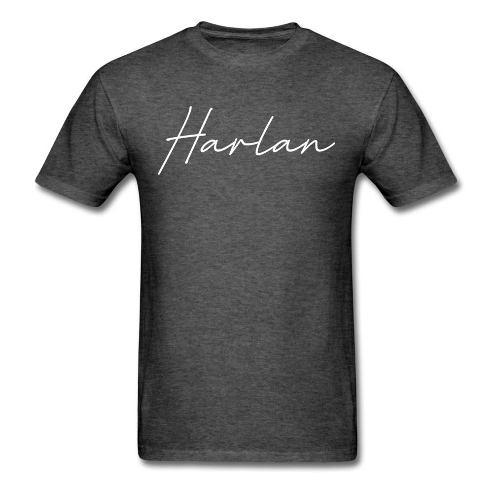 Harlan County Cursive T-Shirt - heather black