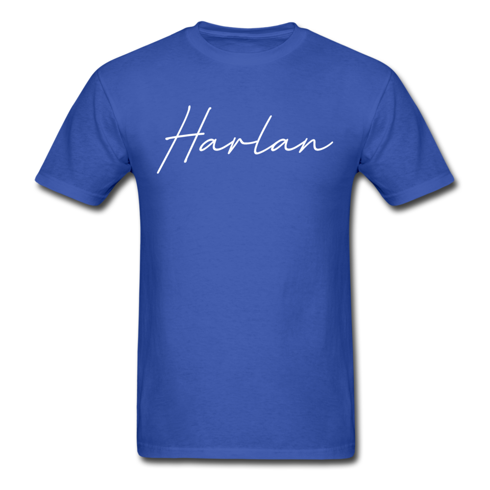 Harlan County Cursive T-Shirt - royal blue