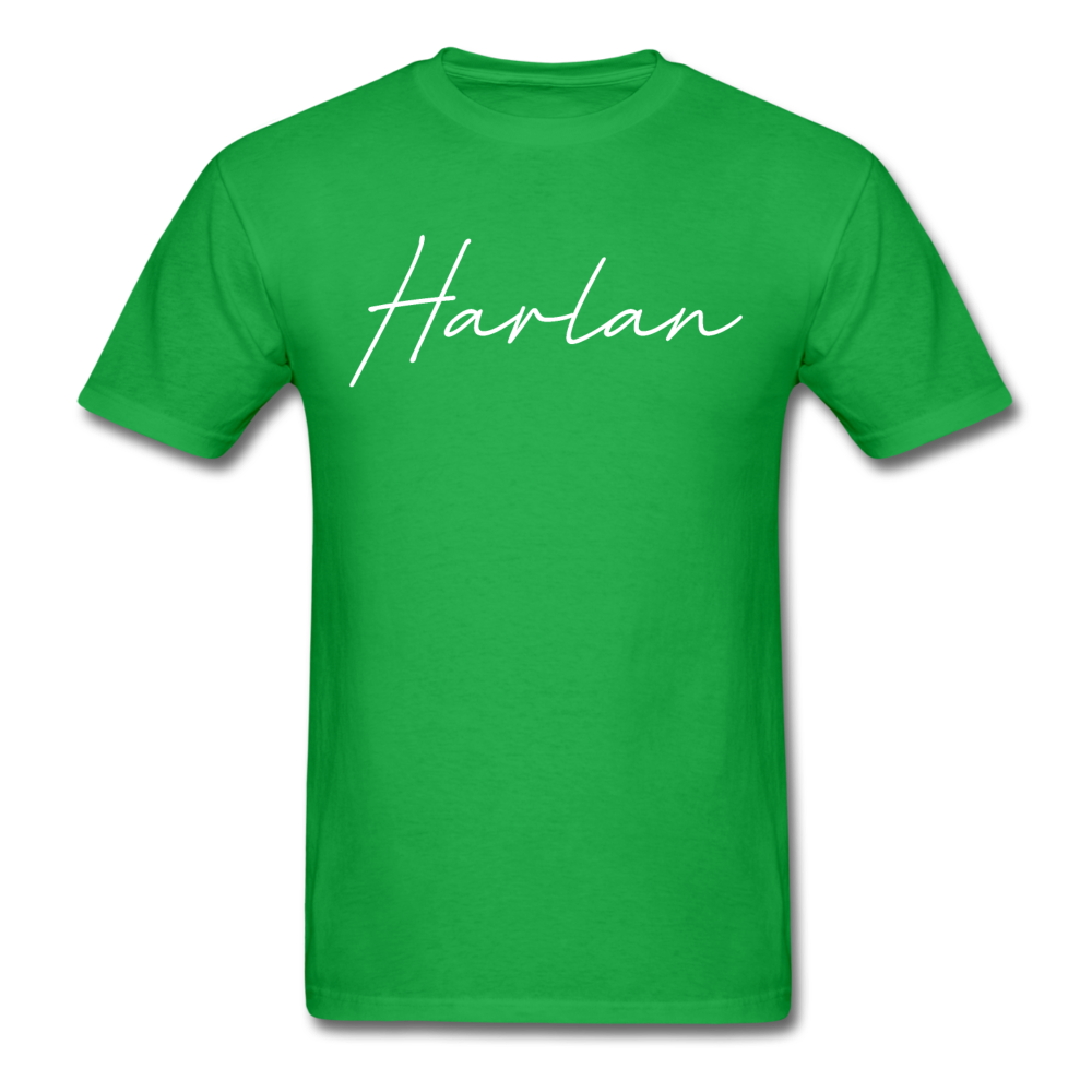 Harlan County Cursive T-Shirt - bright green