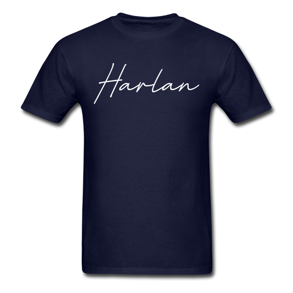 Harlan County Cursive T-Shirt - navy