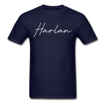 Harlan County Cursive T-Shirt - navy