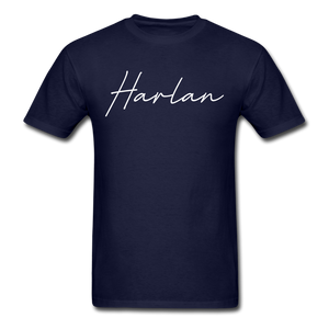 Harlan County Cursive T-Shirt - navy