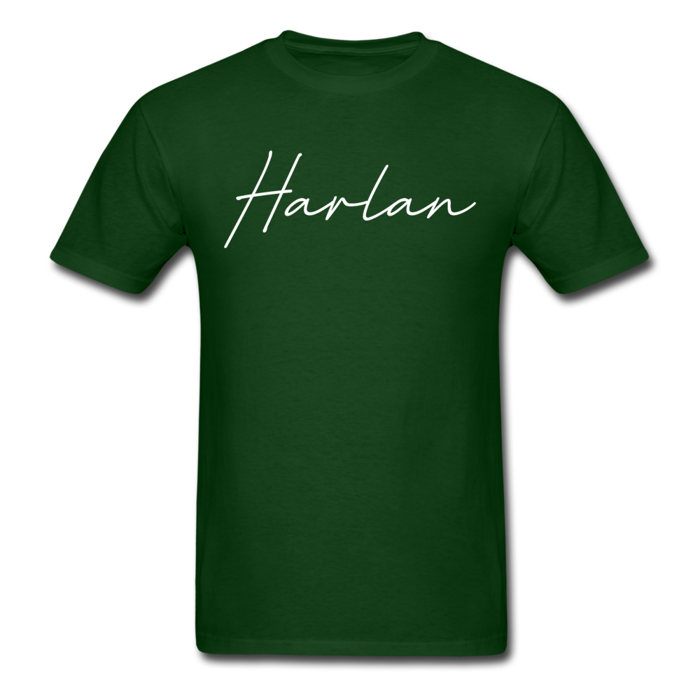 Harlan County Cursive T-Shirt - forest green