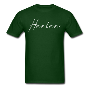 Harlan County Cursive T-Shirt - forest green