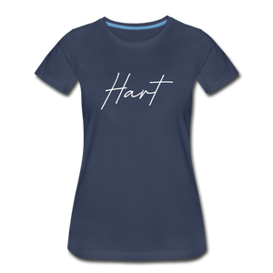 Hart County Cursive Women's T-Shirt - navy