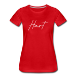 Hart County Cursive Women's T-Shirt - red