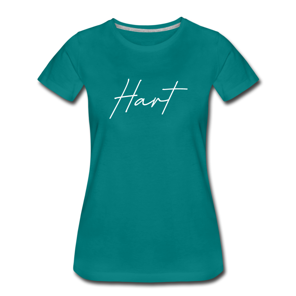 Hart County Cursive Women's T-Shirt - teal