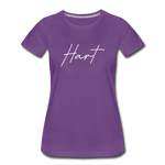 Hart County Cursive Women's T-Shirt - purple